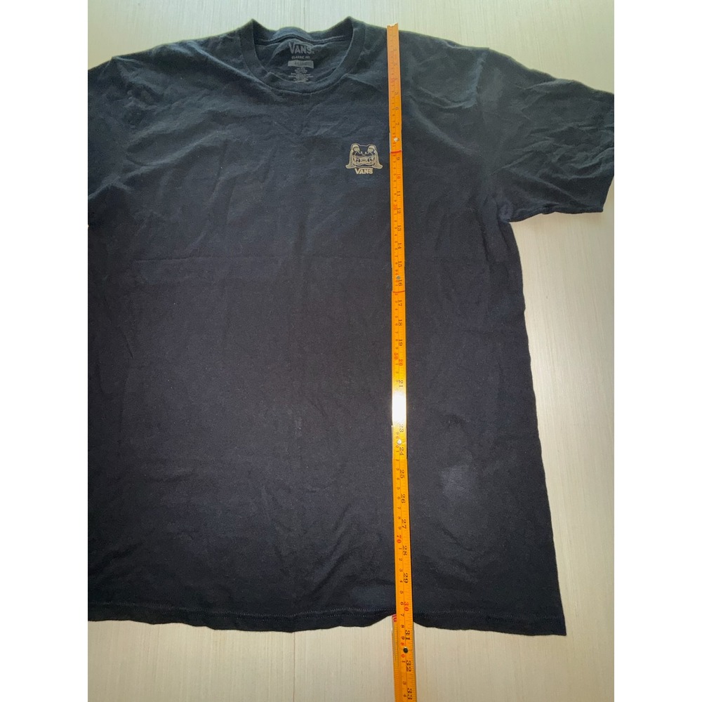Vans Mens XL Black Gold Aztec Mexico Graphic T-Shirt Classic Fit Short Sleeve - Picture 8 of 9